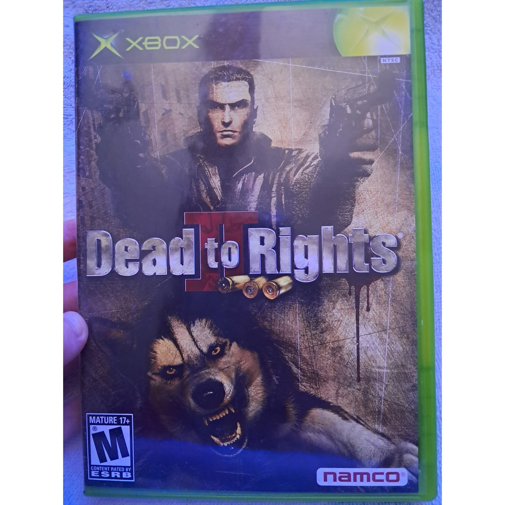 Dead to Rights II 2 Microsoft Xbox Original Game Complete CIB Namco 2004